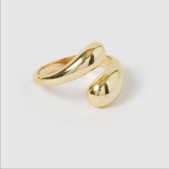 18k Gold Wrap Ring 925 stamped - Picture 6 of 9